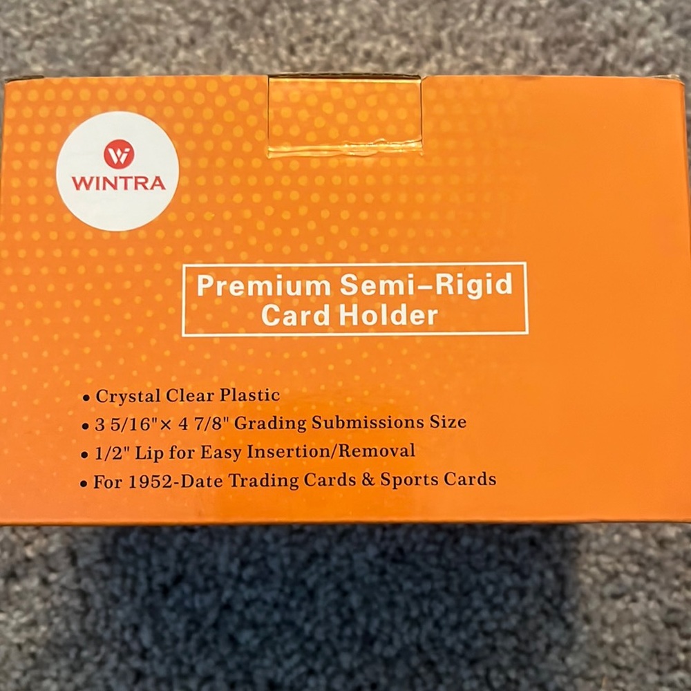 100 count semi Ridgid with 100 penny sleeves